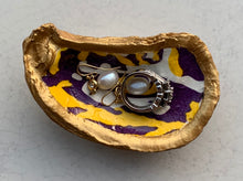 Load image into Gallery viewer, Tiger Eye Oyster Shell Ring Dish/Salt Dish