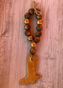 Blessing Beads (Brown) with Boot